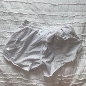 White lulu shorts!